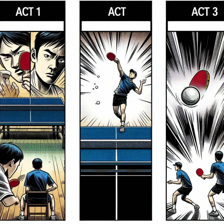 подача маятник в настольном теннисе